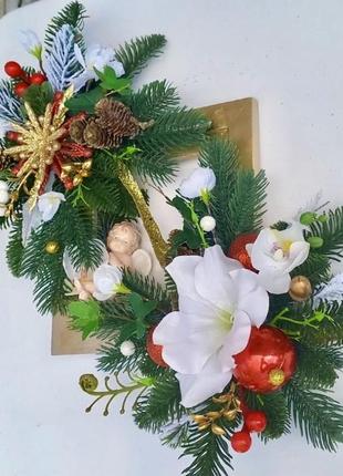 Декоративна новорічна рамочка