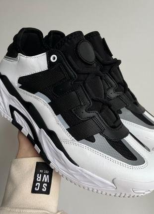 Кросівки adidas niteball black white3 фото