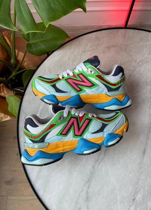 Нью беленс кросівки new balance 9060 beach glass • pink5 фото