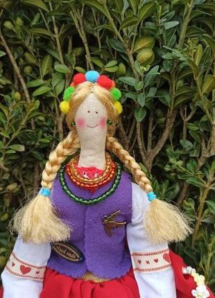 Кукла украинка в стиле тильда 💙💛