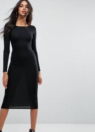 Облягаюча сукня плаття міді primark