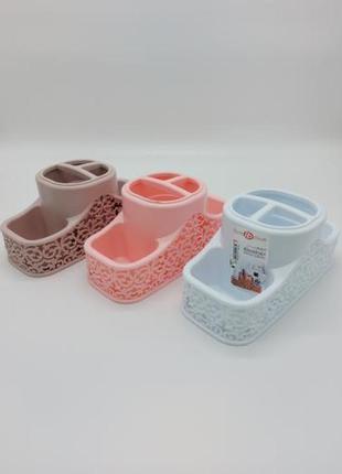 Органайзер пластиковый для мелочей в ванной органайзер для ванных принадлежностей 22*9,5 cm h 10 cm forkopt3 фото