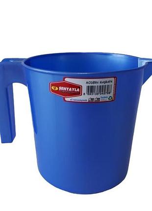 Стакан мерный большой пластиковый для жидкости senyayla plastik кружка мерная d 13,5 cm h 14 cm 1,75 л forkopt