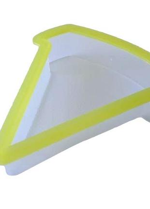 Пластиковая форма для выпечки печенья и пряников треугольная вырубка каттер для печенья l 10,5 cm forkopt