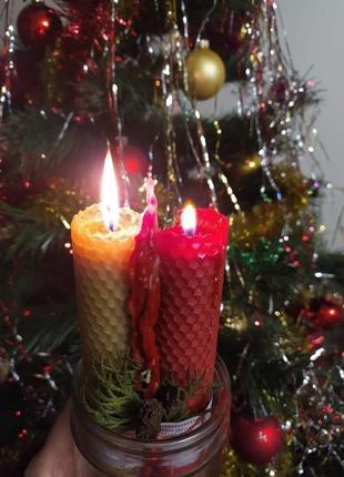 Свічки до святкового столу3 фото