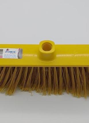 Щетка веник пластиковый для подметания пола zambak метла для уборки помещений без...