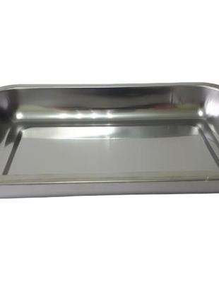 Противень для выпечки из нержавейки прямоугольный форма для запекания глубокая 31 * 21 cm h 4cm forkopt