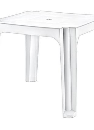 Стол пластиковый журнальный для сада столик кофейный квадратный 2588 senyayla 44*44 h 44 cm forkopt
