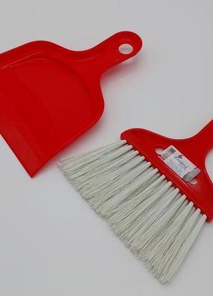 Набор щетка с совком для уборки крошек со стола пластиковый №134 zambak 19*15 cm forkopt