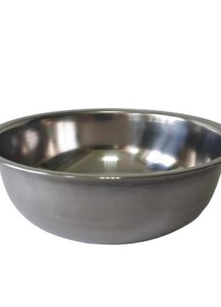 Миска кухонная из нержавеющей стали глубокая d 20,5 cm h 7 cm 1,5 литра для столовой нержавейка forkopt