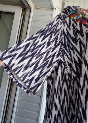 Вискозная трикотажная блуза большого размера батал8 фото