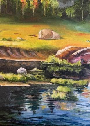 Авторская картина маслом, пейзаж, 40х50