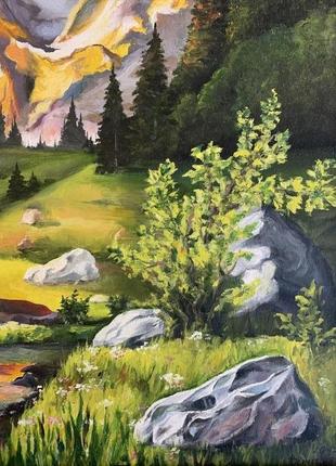 Авторская картина маслом, пейзаж, 40х50