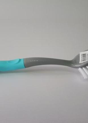 Щетка для мытья посуды с длинной ручкой пластиковая l 25 cm forkopt