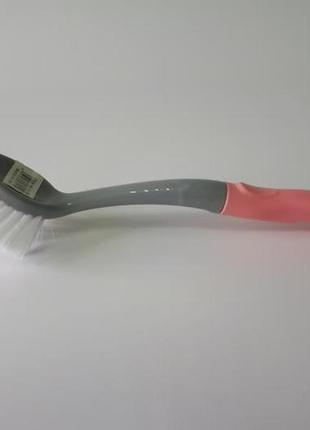 Щетка для мытья посуды с длинной ручкой пластиковая l 25 cm forkopt