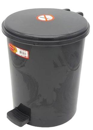 Ведро для мусора с педалью мусорное ведро с крышкой №3 4231 senyayla d 27 cm h 33 cm 15 литров forkopt