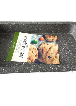 Форма для випічки пирога в духовці прямокутна деко для запікання з тефлоновим покриттям 31 * 21 * 6 cm