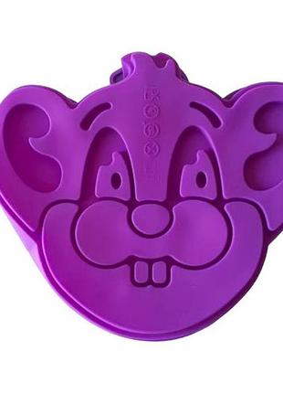 Форма силіконова кондитерська для випічки пирога або торта ведмедик 2*19*4 cm forkopt