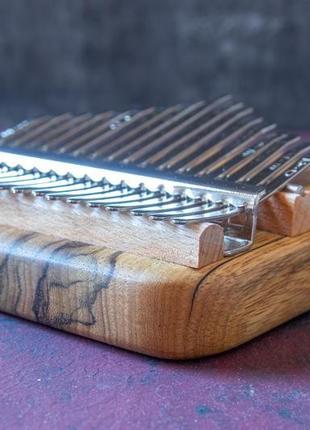 Калимба 17 нот дерево блек офрам. музыкальный инструмент ручной работы украинского мастера4 фото