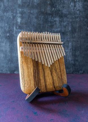 Калимба 17 нот дерево блек офрам. музыкальный инструмент ручной работы украинского мастера1 фото