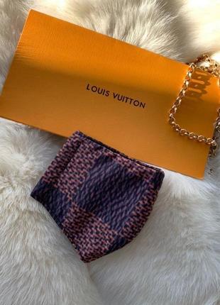 Шовкова маска в стилі louis vuitton