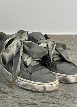 Лакові кеди puma basket3 фото