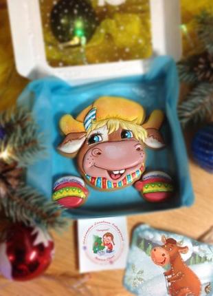 Топперы для торта, символ года🎄 2021 "бычок"❗️🐮