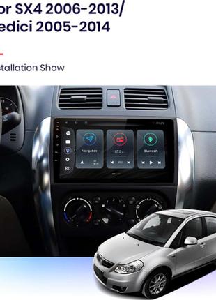 Junsun 4g android магнитола для  suzuki sx4 2006-2013 for fiat sedici 2005-20