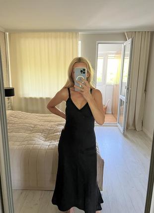 Платье из льна