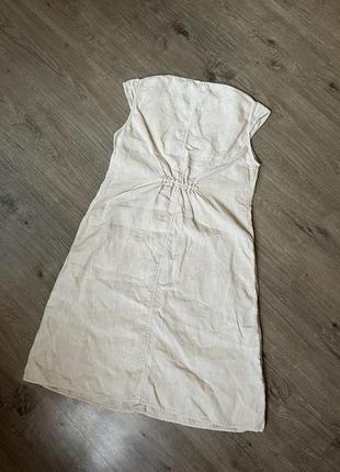 Oska linen dress льняное платье4 фото