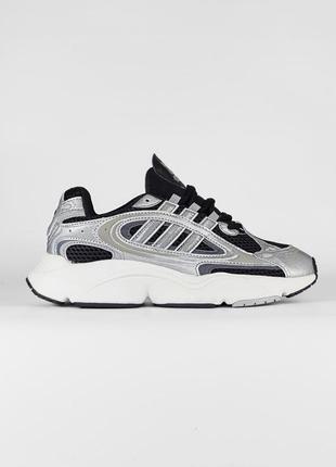 Новинка унісекс кросівки center adidas ozmillen silver/black