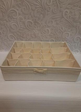 Органайзер из льна для хранения нижнего белья