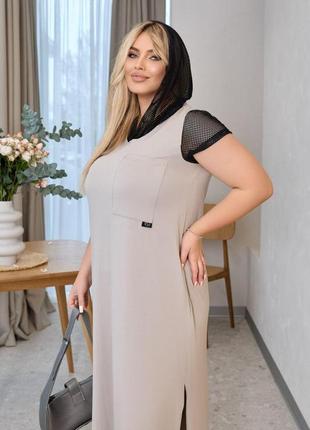 Жіноча літня сукня розміри 40-42,44-46,48-50,52-54,56-58,60-62 (тев 540)