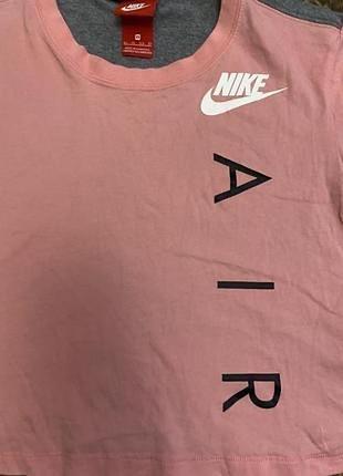 Классная спортивная футболка кроп топ nike оригинал5 фото