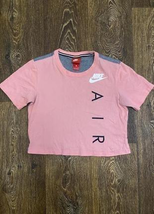 Классная спортивная футболка кроп топ nike оригинал3 фото