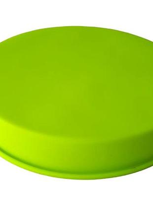 Форма силіконова кондитерська для випічки пирога і торта кругла d 27 cm h 3,8 cm forkopt