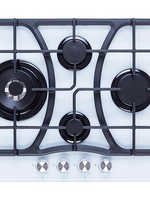 Поверхность газовая на стекле weilor gg w 614 wh