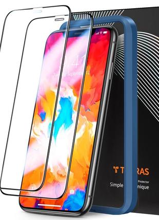 Torras iphone 11 pro,x/xs захисна плівка для екрана військовий захист, 5,8 дюйма