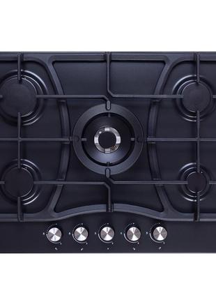 Варочная поверхность газовая на металле weilor gm w 714 bl