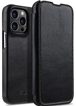 Чехол stilgut book case, совместимый с iphone 13 pro max