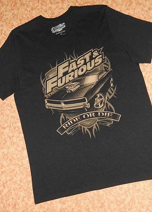 Футболка fast & furious ride or die/форсаж/мерч