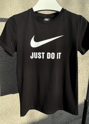 Подростковая футболка nike just do it р10-16 лет3 фото