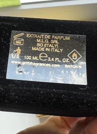 Духи gritti extrait de parfum puro