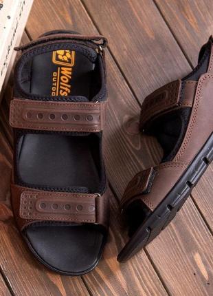 Мужские летние кожаные сандалии высокого качества весна лето босоножки шлепанцы