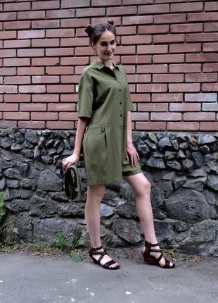 Комбинезон из натурального льна women overall6 фото