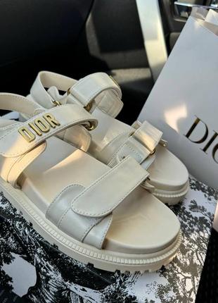 Женские сандалии в стиле chr dior топ качество 🥑