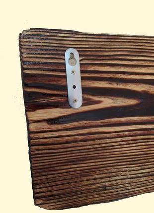 Стильная ключница из состаренной древесины2 фото