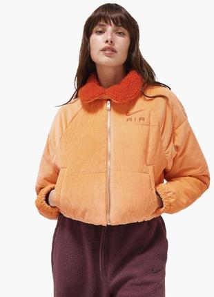 Куртка nike air оригінал/ куртка женская nike w nsw air tf cord wntr jkt светло-оранжевая