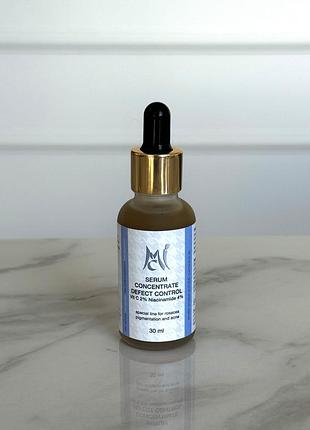 Serum concentrate defect control vit c 2% niacinamide 4% сироватка з вітаміном с та ніаціацинамідом