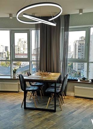 Топ. стол лофт обеденный. массив ясеня. очень аккуратная работа!